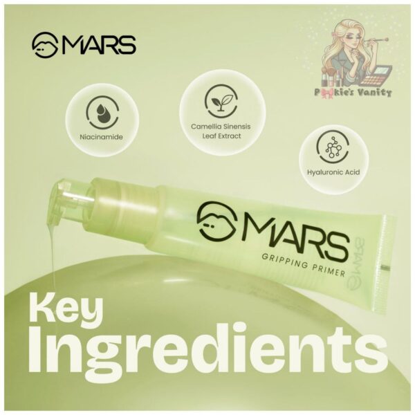 MARS GRIPPING PRIMER WITH GREEN TEA EXTRACT it's glow O'clock