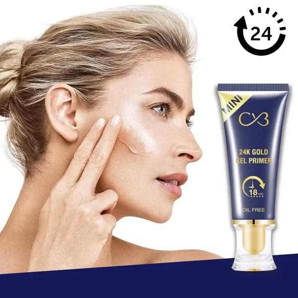 CVB  CHARM VOGUE BEAUTY 24K GOLD GEL PRIMER 18HRS OIL FREE (30ml)