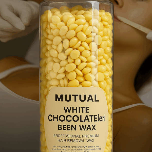 MUTUAL White Chocolate Bean Wax  Professional Premium Hair Removal Wax (Strip-Free | 400g)