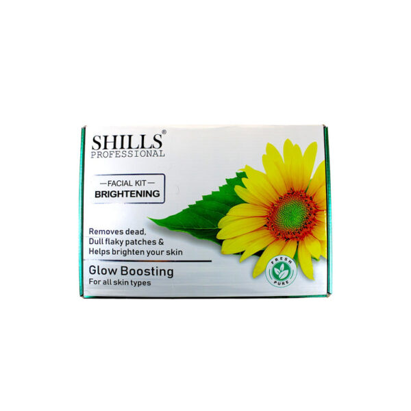 SHILLS PROFESSIONAL FACIAL KIT BRIGHTENING REMOVE DEAD, FULL FLAKY PATCHES BRIGHTEN YOUR SKIN GLOW BOOSTING FOR ALL SKIN TYPES