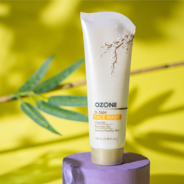 OZONE D-TEN FACE WASH CLEANSES REMOVES TAN IMPARTS HEALTHY SKIN
