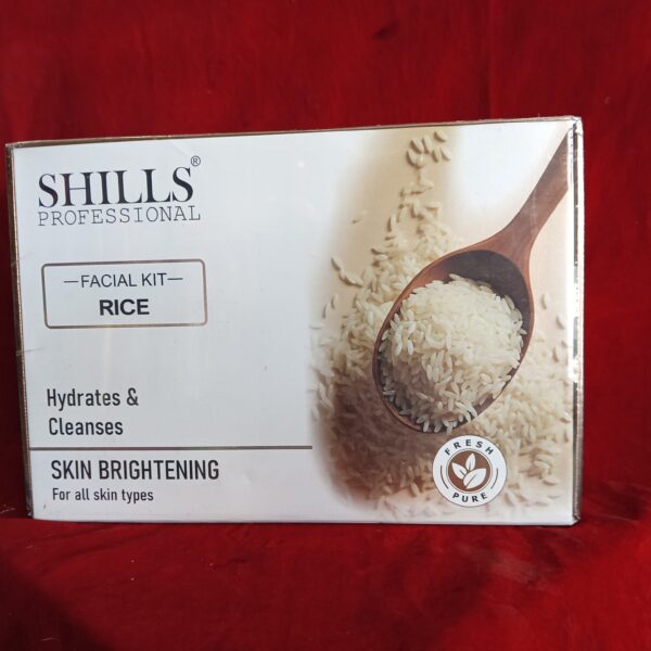 SHILLS PROFESSIONAL FACIAL KIT RICE HYDRATES & CLEANSES SKIN BRIGHTENING FOR ALL SKIN