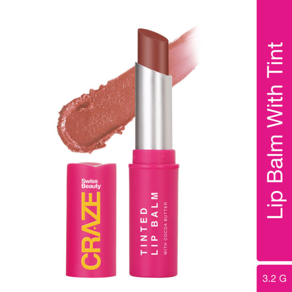 Swiss beauty craze tinted lip balm with cocoa butter