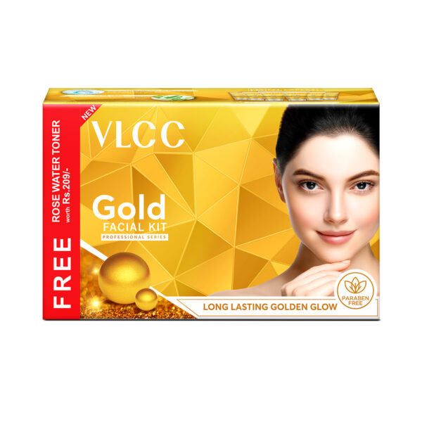 VLCC GOLD FACIAL KIT LONG LASTING GOLDEN GLOW