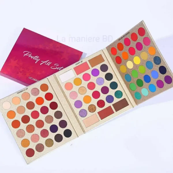 Ucanbe Pretty All Set 86 Shade Makeup Palette 81.4 gm
